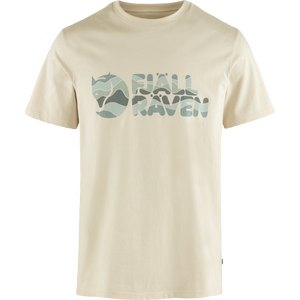 Fjällräven Multicolor Logo T-shirt Mens, Chalk White (113), S