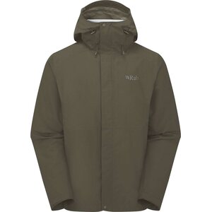 Rab Downpour Jacket Mens, Army, S