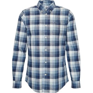 Barbour Hillroad Tailored Shirt Mens, Navy, 2XL