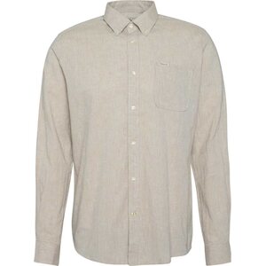 Barbour Nelson Tailored Shirt Mens, Stone, 2XL