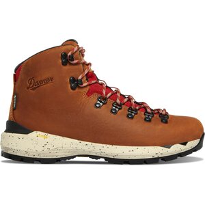 Danner Mountain 600 EVO GTX Womens, Mocha Brown/Rhodo Red, EUR 37.5 (US 7)