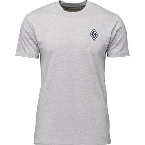 Black Diamond Heritage Alpinist Short Sleeve Tee Mens, Nickel Heather, S