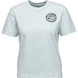 Black Diamond Rope Badge Short Sleeve Tee Womens, Belay Blue, L