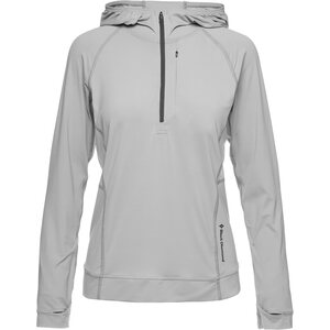 Black Diamond Alpenglow Pro Hoody Womens, Pewter, XL