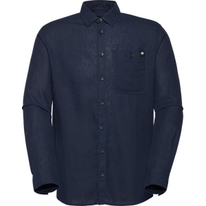 Mammut Alvra Summer Longsleeve Shirt Mens, Marine, XL