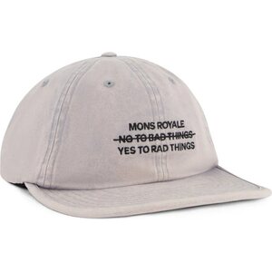 Mons Royale Roam 6 Panel Cap, Storm Grey, One Size