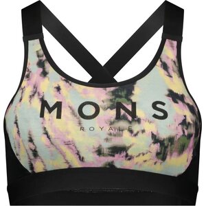 Mons Royale Stella X-Back Bra, Rad Things/Black, M
