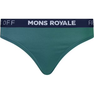 Mons Royale Stratos Merino Thong Womens, Abyss, XS
