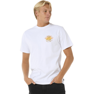 Rip Curl Dazed Tee Mens, White, S