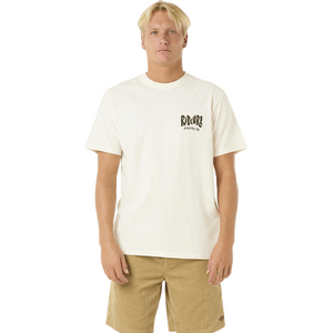 Rip Curl Shield Tee Mens, Bone, XXL