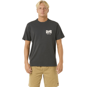 Rip Curl Shield Tee Mens, Washed Black, L