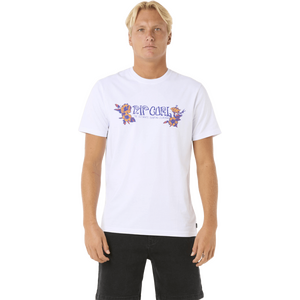 Rip Curl Paradise Tee Mens, White, XL