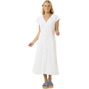 Rip Curl Premium Surf Long Dress Womens, White, M