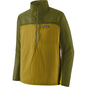 Patagonia Houdini Stash 1/2 Zip Pullover Mens, Bundle Green / Graze Green, XL