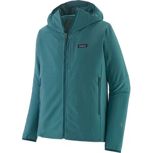 Patagonia R1 TechFace Hoody Mens, Wetland Blue, L