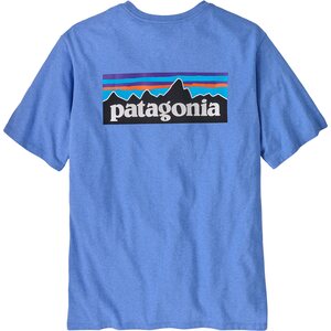 Patagonia P-6 Logo Responsibili-Tee Mens, Abundant Blue, S