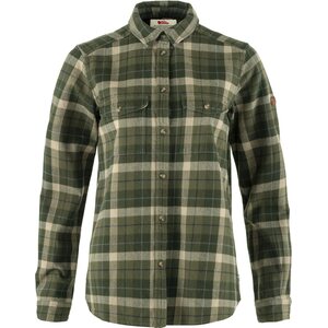 Fjällräven Värmland Heavy Flannel Shirt Womens, Green-Deep Forest, XL