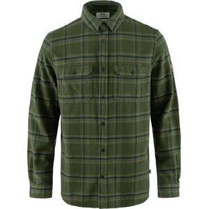 Fjällräven Övik Heavy Flannel Shirt Mens, Deep Forest / Laurel Green (662-625), M