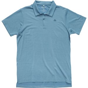 Devold Premium Polo Mens, Skyblue, M