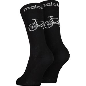 Maloja StalkM. Socks, Deep Black, 43-46