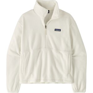 Patagonia Micro D 1/2 Zip Fleece Pullover Womens, Birch White, M