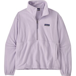 Patagonia Micro D 1/2 Zip Fleece Pullover Womens, Foxglove Purple, L