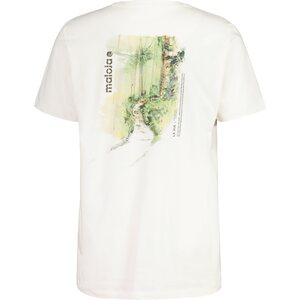 Maloja SonntagskopfM. Organic Cotton Tee Mens, Shaded White Own Way, S