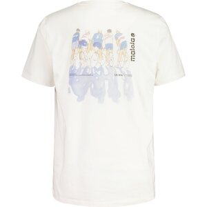Maloja SonntagskopfM. Organic Cotton Tee Mens, Shaded White Cycling, M