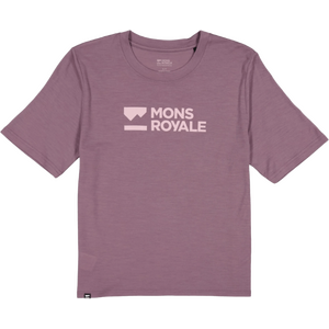 Mons Royale Icon Merino T-Shirt, Mauve, M