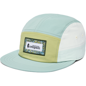 Cotopaxi Altitude Tech 5 Panel Hat, Lemongrass and Silver Leaf, One Size