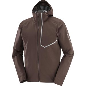Salomon Bonatti Trail Jacket Mens, Coffee Bean, XL