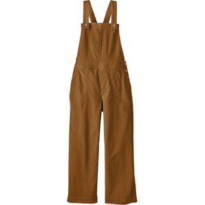 Patagonia Stand Up Cropped Corduroy Overalls Womens, Nest Brown, 8