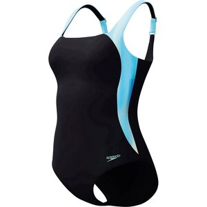 Speedo Shaping LunaLustre Printed 1-Piece, Arctic Glass, 42 (EUR 46)