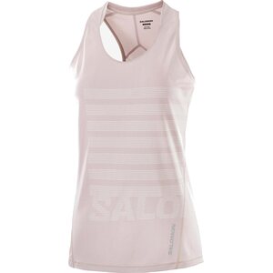 Salomon Sense Aero Singlet GFX Womens, Etherea/White, S