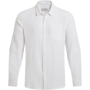 Craghoppers Moro Long Sleeved Shirt Mens, White, S