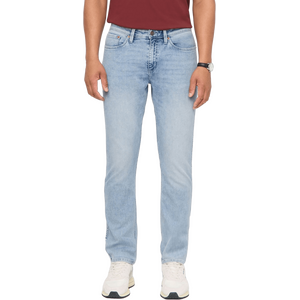 Duer Performance Denim Relaxed Taper Jeans Mens, Desert Stone Blue, 36", 30"