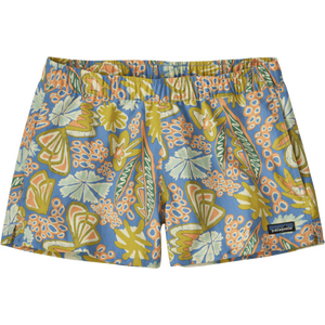 Patagonia Barely Baggies Shorts Womens - 2 1/2", Flourish: Abundant Blue, M