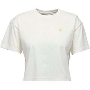 Black Diamond Diamond Crop Short Sleeve Tee Womens, Off White, L