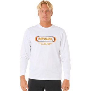 Rip Curl Icons Of Surf LS Mens, White, S