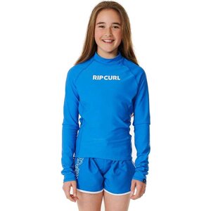 Rip Curl Classic Surf Long Sleeve Rash Vest Girls, Dark Blue, 12