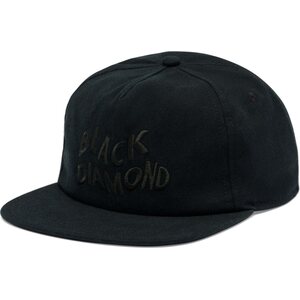 Black Diamond BD Washed Cap, Black / Black Wavey Black Diamond, One Size