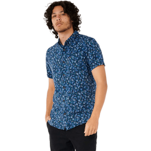 Rip Curl Fun Times Short Sleeve Shirt Mens, Washed Navy, S