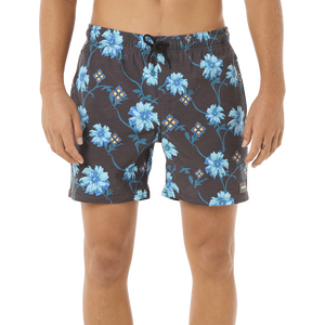 Rip Curl Surf Revival Floral Volleyshort Mens, Black, S