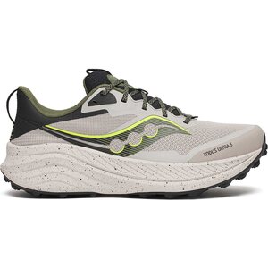 Saucony Xodus Ultra 3 Mens, Dove / Olivine, EUR 42.5 (US 9)