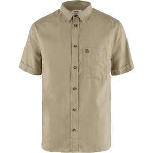 Fjällräven Övik Travel Shirt SS Mens, Sand Stone (195), L