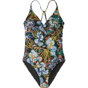 Patagonia Cross Shore 1 pc Swimsuit Womens, Undersea: Black, L