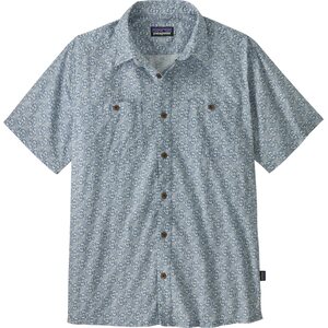 Patagonia Back Step Shirt Mens, Mountain Breeze: Still Blue, M