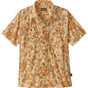 Patagonia Back Step Shirt Mens, Wildflower Pastel: Buttercup Yellow, XXL