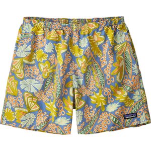 Patagonia Baggies Shorts 5" Mens, Flourish: Abundant Blue, S