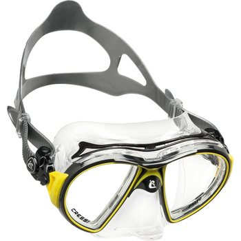 Cressi Air Crystal, Clear/Black/Yellow